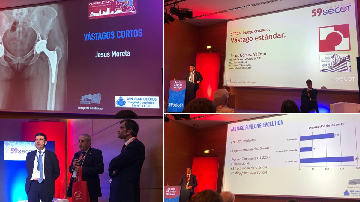 MBA_eu's tweet photo. Fuego cruzado organizado por @seccadera , durante el Congreso @secot22,  entre dos miembros del grupo de investigación de #cadera Evolutioners, coordinado por #MBAInstitute
Vástagos cortos vs tradicionales. 
@TxusMoreta
Jesús Gómez Vallejo 
@JRIOrthopaedics 
#SECOT2022 #SECOT22 https://t.co/dL3zC3ETHJ