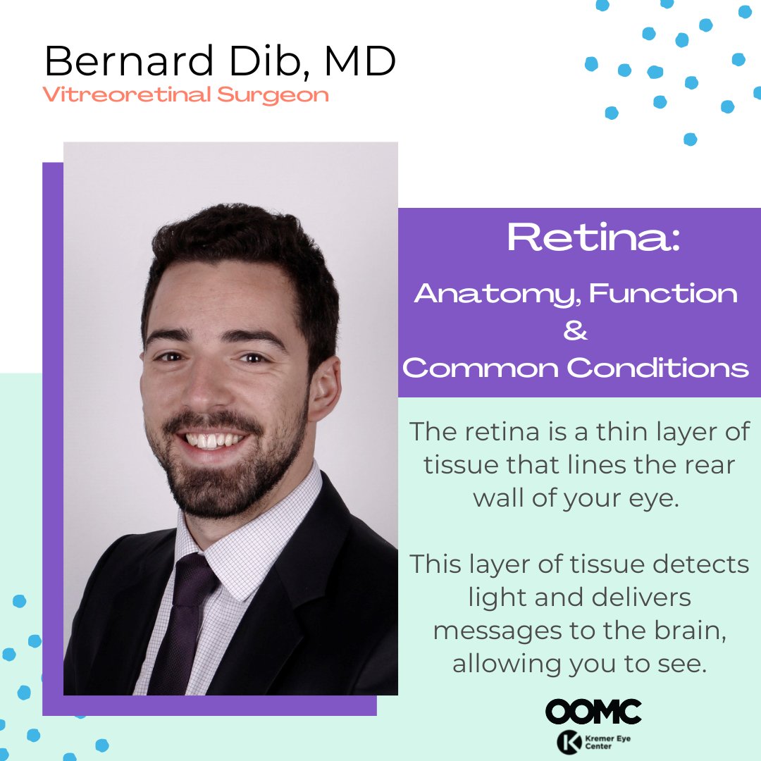 kremereyecenter's tweet photo. The #retina is an important component of the eye because it transmits light entering the eye into the optic nerve, which in turn sends the information to the brain.

Read our latest blog to learn more about retina: https://t.co/aTZxrhQbIt https://t.co/bc5iCNluat