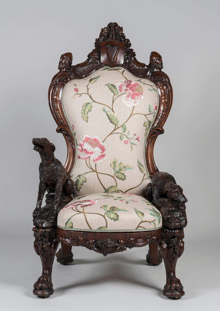 For BADA Week 2022, Butchoff Antiques has chosen to feature this remarkable carved armchair by Arthur Jones. Carved entirely from Irish bog yew wood, the armchair is designed to illustrate the history of Ireland.

Visit badaweek.com to see more features!
