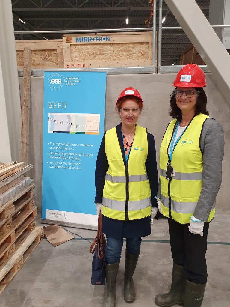 GermanAmbSWE's tweet photo. Visiting the @essneutron research facility in Lund together with other 🇪🇺 ambassadors led by @AnitaGrmelova as part of the 🇨🇿 EU presidency. #ESS is partly financed by 🇩🇪 Ministry for Education &amp; Research @BMBF_Bund. An excellent example of European cooperation in #neutronics. https://t.co/ihKS9jB8My