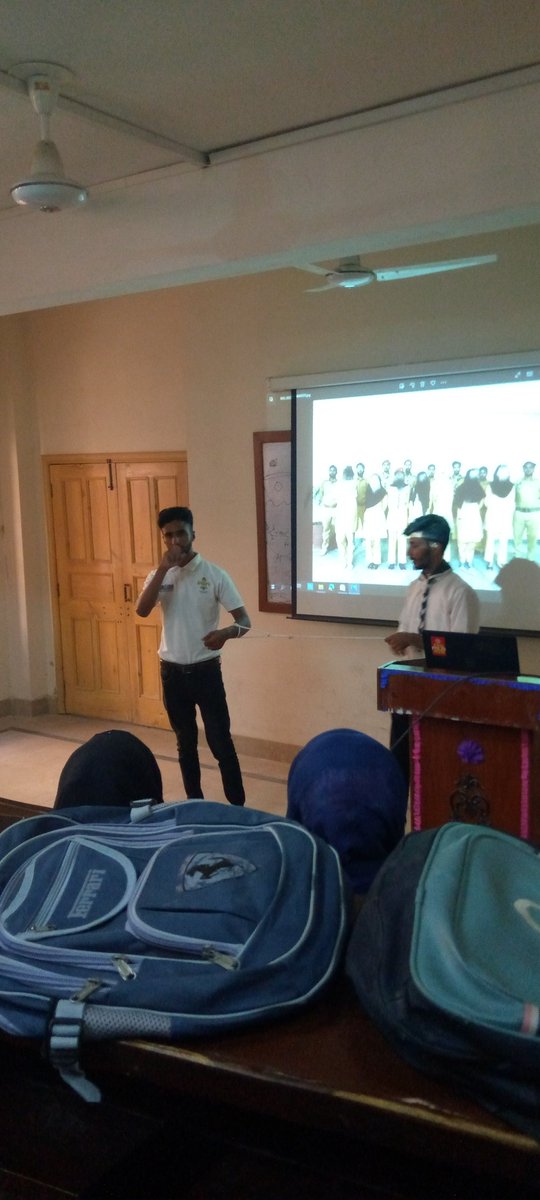 CUVASScouts's tweet photo. Today Discipline Incharge of Zain Ali told Scouts about What is Scouting,the plan of CUVASCOUTS,and the RoverLeader Course Details.Dr. M. Arif Rizwan Co-Advisor and Muhammad Kashif President and members gave their opinion on how scouting can be successful in the future at CUVAS. https://t.co/ttzhMzfklN