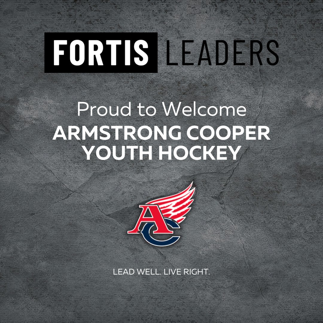 Excited to partner with Armstrong Cooper Youth Hockey to help build athletes with upstanding character, leadership skills, and teamwork abilities! 

#fortisleaders #leadershiptraining #characterdevelopment