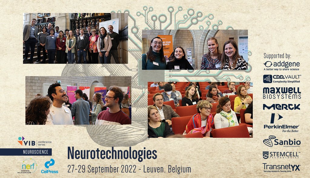 VIBTrainConf's tweet photo. ๐ง ๐ก๐คฏAnd that's it: 3 days of inspiring science presented @ #Neurotech22 in beautiful Leuven. We want to thank participants, speakers & sponsors for making this a memorably event and hope you go home with new ideas & friends. See you at a future #VIBConf: https://t.co/yXvv5AlWL7 https://t.co/tcYt6rF3Rc