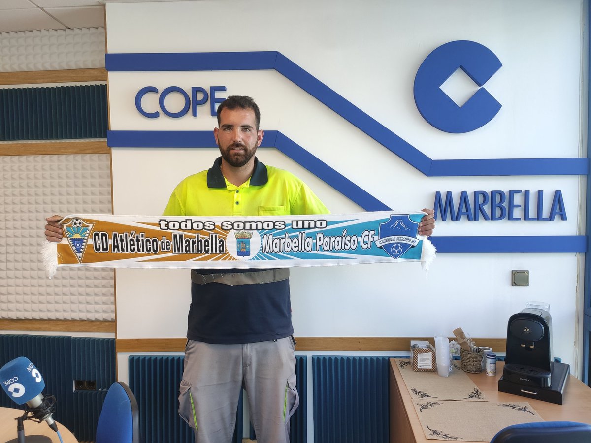 CopeMarbella's tweet photo. 🗣️ "Para la próxima temporada queremos crear un Senior B que sea el escaparate para los chavales que salen del Juvenil".
⚽ @xexu_45 ( @ATMPsenior )
🎧 Audio Deportes COPE Marbella 29/09/2022 👇
https://t.co/itfVlGKdHs https://t.co/dbUoc1LL53