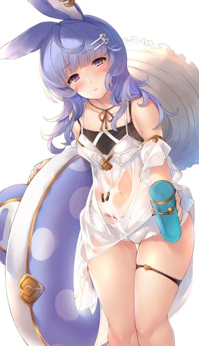 まだ暑い? #グラブル  #水着ティコ 