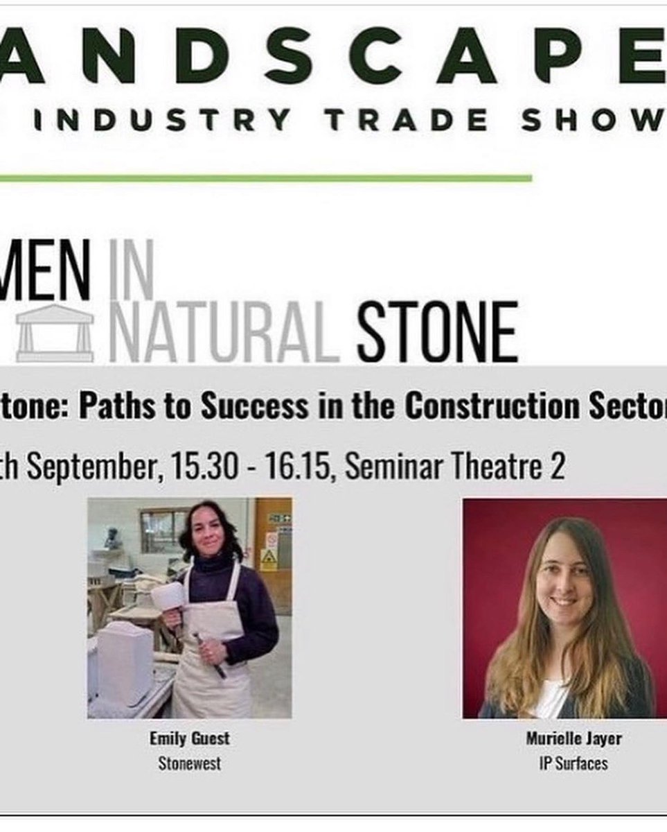 HScape_Surfaces's tweet photo. Live at @LandscapeEvent with @MurielleJayer and the @StoneFederation 

#womeninconstruction #womeninstone #networking #mentoring #supporting #stonefederation

@LDHtwinny 
@Hardscape_ENG https://t.co/MoYy1Z06Xv