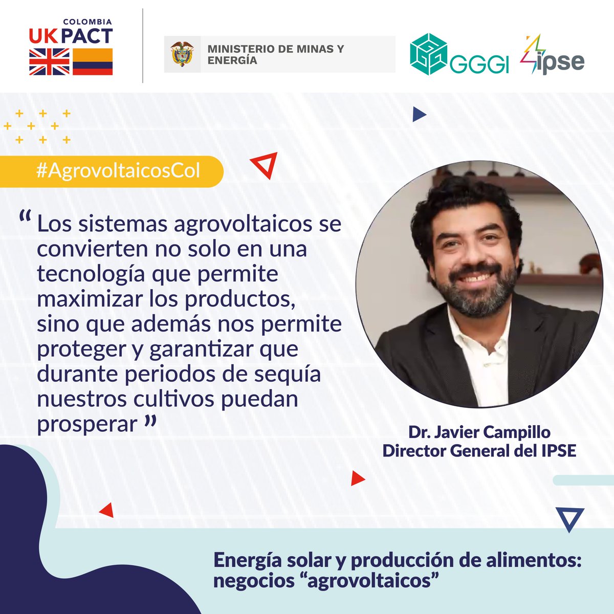 GGGICol's tweet photo. #AgrovoltaicosCol | @javiercjz, director del @IPSEnergiaZNI, presentó los proyectos y las metas del instituto para lograr la electrificación rural en las #ZNI, y resaltó los sistemas agrovoltaicos como una vía para fortalecer el campo de 🇨🇴.

#EnVivo👉 https://t.co/CQxOGIJEaT https://t.co/4qCKUQVo9t