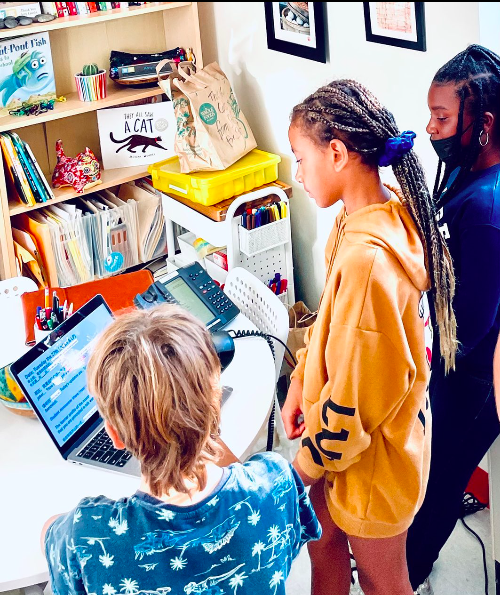 Morning announcements are back and the fifth graders are excited to take on the responsibility!