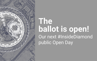 DiamondLightSou's tweet photo. It's that time again - ballots are OPEN for our popular #InsideDiamond public open day!
📅 Mark your calendars for the 5th November, and enter the ballot for tickets today: https://t.co/oI49asIpEc https://t.co/YtjFAvvDy7