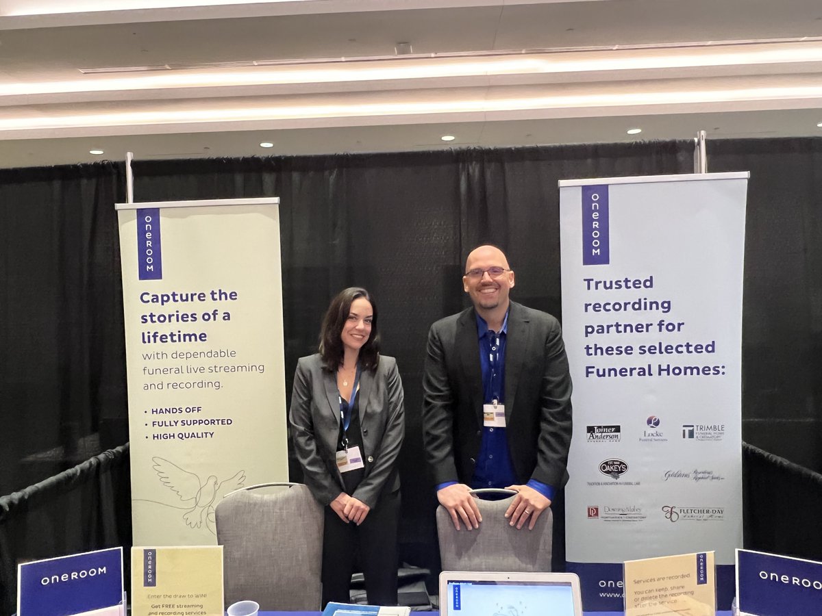 Last week James &amp; Meghan from our team attended the Select Independent Annual Meeting. 

Thanks <a href="/SelectedFH/">Selected Independent Funeral Homes</a> for making this event happen. It was great to connect with fellow partners and members.

See you next year!

#SelectedFH  #livestreaming