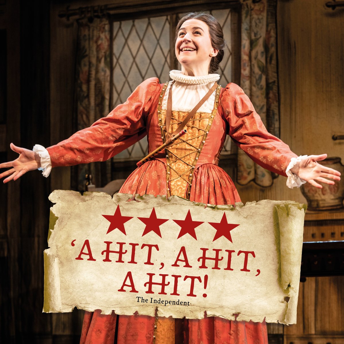 We've nearly been ope an entire week and t's official #UpstartCrow is 'a hitteth, a hitteth, a hitteth' @the.Independent 🌟