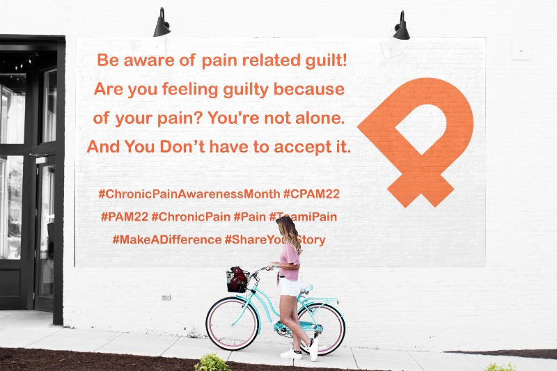 iPainOfficial's tweet photo. Video - Be aware of pain-related guilt! Are you feeling guilty because of your pain? You're not alone. And You Don’t have to accept it. https://t.co/vTSKgvvXWc #ChronicPainAwarenessMonth #CPAM22 #PAM22 #ChronicPain #Pain #TeamiPain #MakeADifference #ShareYourStory https://t.co/kWvUbF5s9a