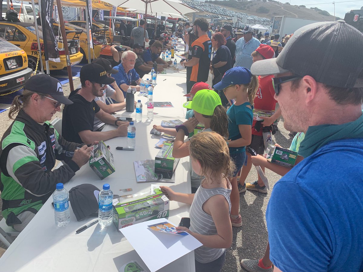 CRCAuto's tweet photo. CRC supported motorsports partner, @USTCC at IndyCar #LagunaSeca double header weekend of September 9th, 2022. USTCC opened the show with 30+ of their own cars. CRC donated a variety of items including toy cars for the kids in the audience. 
#CRCInd #CRCAuto #Motorsports #TBT https://t.co/8lqMF2u7Tn