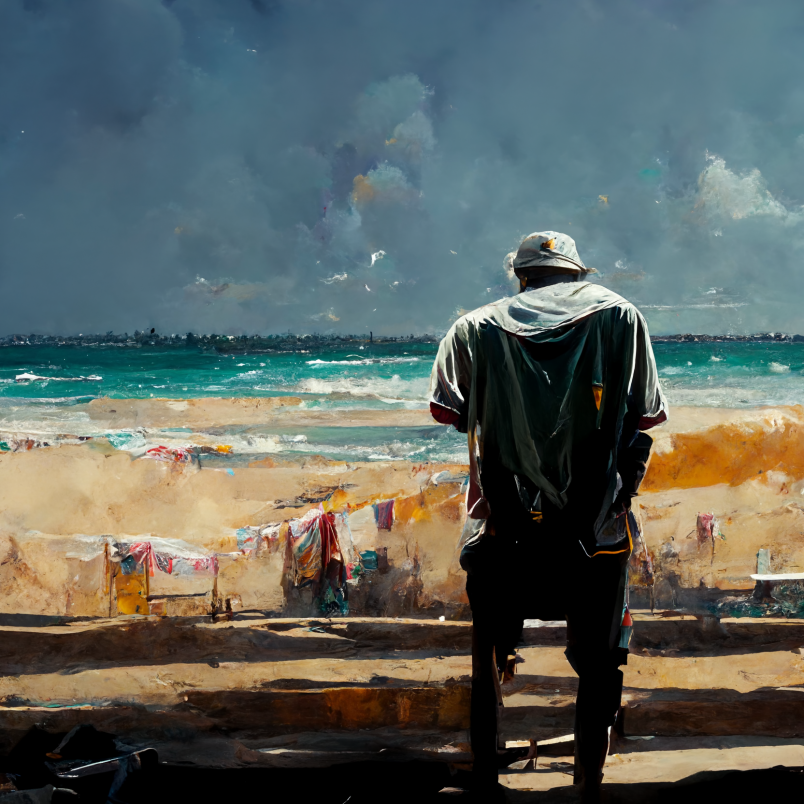 Coolio has reached Paradise. #RIP #CoolioRIP #gangstasparadise #midjourney #nft #OpenSeaNFT #AIArtwork #aiartcommunity