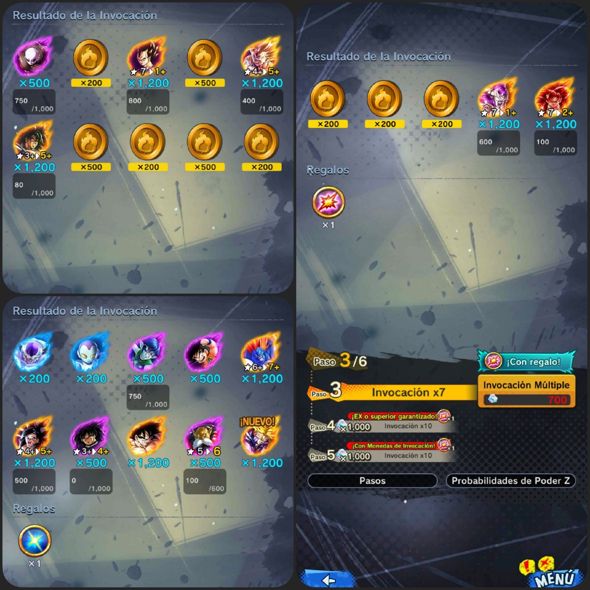 Hacia tiempo que no subia nada de nada, así que van dos tanditas de F, ahora voy jugando con fusiones y god ki ,el señor broly a la segunda multi 🤯 y 3 multis épicas.
Que las disfruten 😎😎.<a href="/DB_Legends/">DRAGON BALL LEGENDS</a> <a href="/BlackFix777/">BlackFix</a> <a href="/Alex92mj/">TheN00bEsT #DBLegends</a> <a href="/dbl_team/">Freaky Team</a> <a href="/DokamYt/">DokamDave</a> <a href="/dsimons_/">d.simons</a>