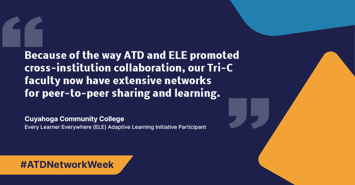 AchieveTheDream's tweet photo. Click to meet Cuyahoga Community College, an ATD Institution expanding innovative opportunities for learners through the Network's collective learning and advocacy since 2005.
https://t.co/vwRhN1Pxvn
#ATDNetworkWeek https://t.co/PCmrla99Av