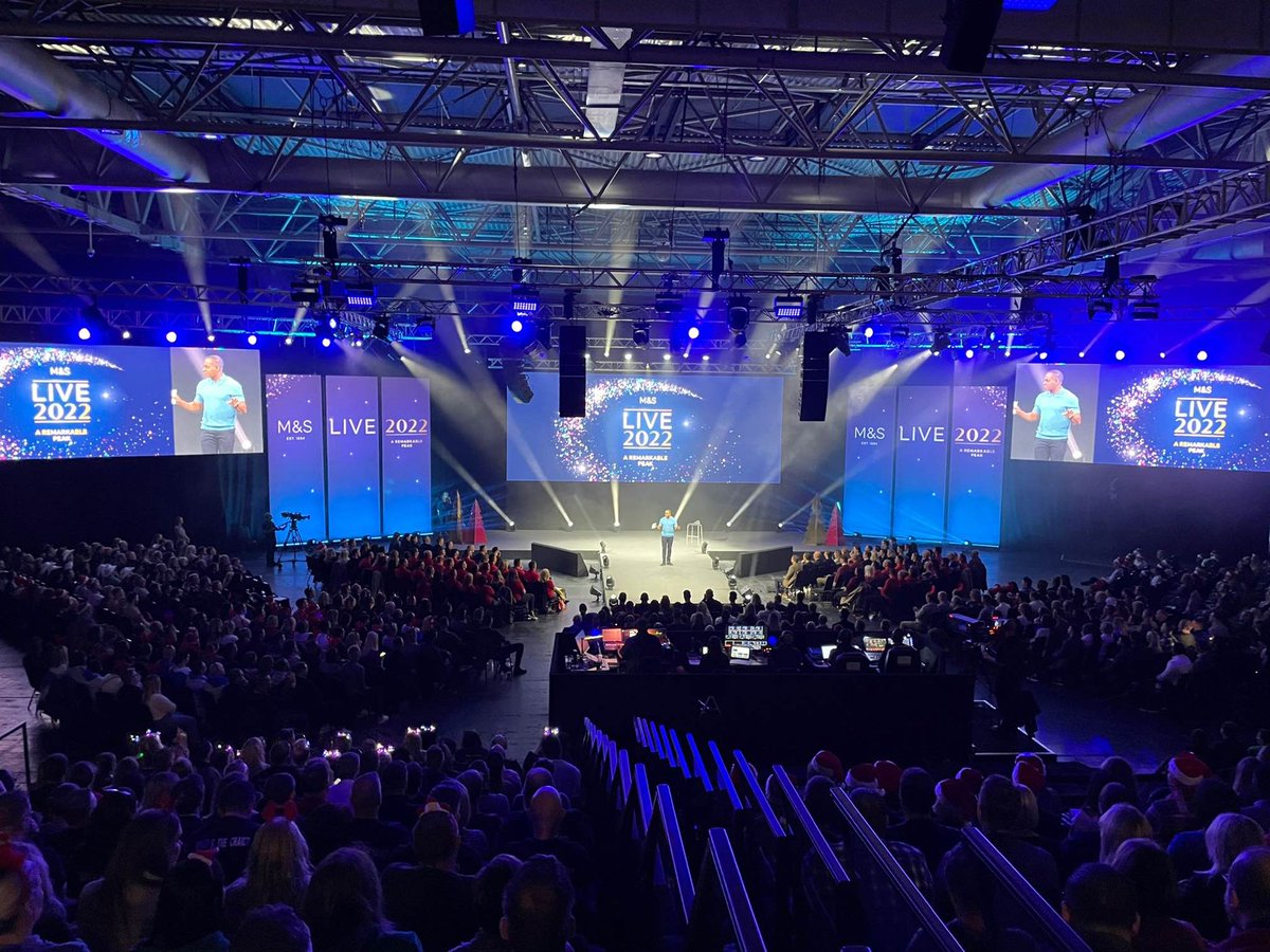 We're proud to have delivered another fantastic conference with our partners at <a href="/marksandspencer/">M&S</a> Hosted by <a href="/andipeters/">Andi Peters</a> and attended by over 1000 colleagues – inspiring plenary sessions and an immersive Christmas Inspiration zone, sharing the magic of an M&amp;S Christmas! #eventprofs