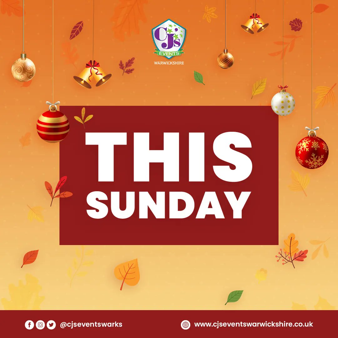 cjseventswarks's tweet photo. This Sunday we'll be in Leamington with our first 2022 Leamington Autumn Market 🍂 

https://t.co/dlPbOQg3G8 https://t.co/ocumTsahSR