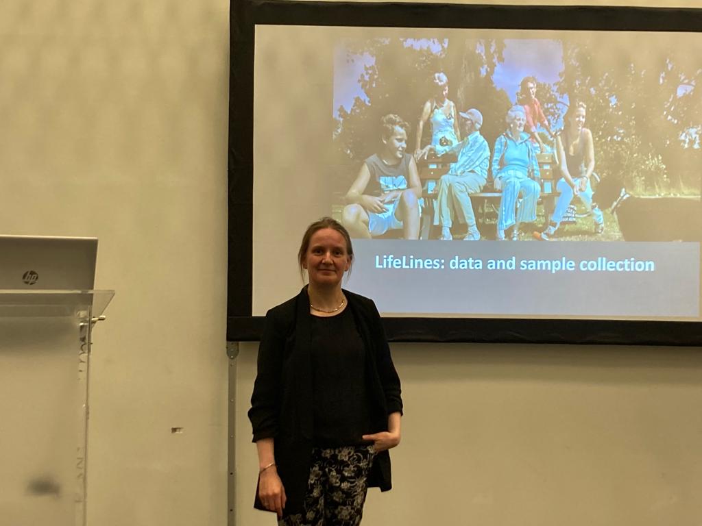 LifelinesNL's tweet image. Vandaag stond onze collega Hilde Laeremans op een seminar van World of Technology &amp;amp; Science. Ze mocht daar vertellen over de schat van data die we als Lifelines verzamelen en delen met onderzoekers. #biosamples #gezondheidsdata #lifelines