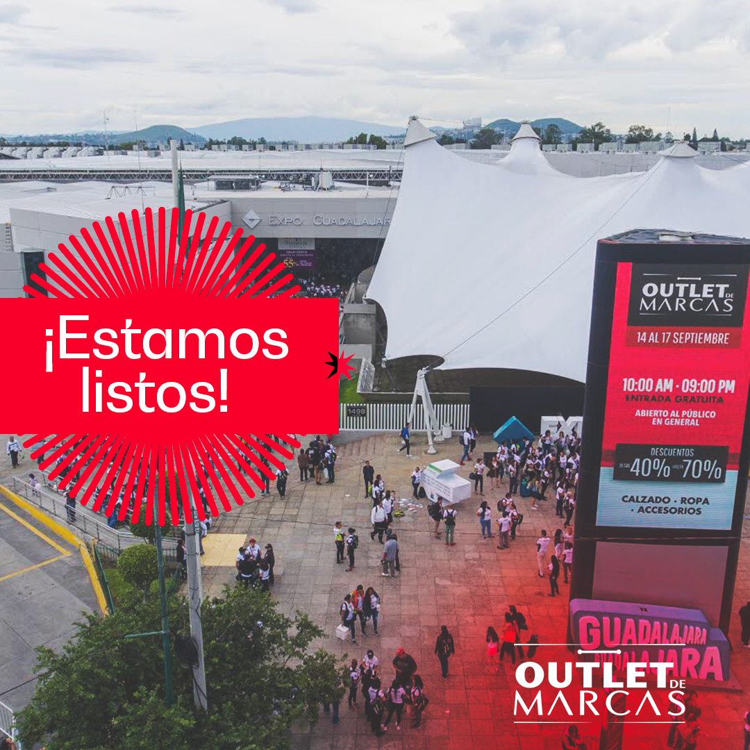 OutletdeMarcas_'s tweet photo. ¡Ya queremos que sea mañana! Estamos listos para recibirte en Expo Guadalajara con descuentos hasta del 70%.

Todavía puedes registrarte para obtener beneficios: https://t.co/tvLIsa4eUq 
No pierdas la oportunidad, la entrada es gratuita. https://t.co/Epk3Nh8v3Z