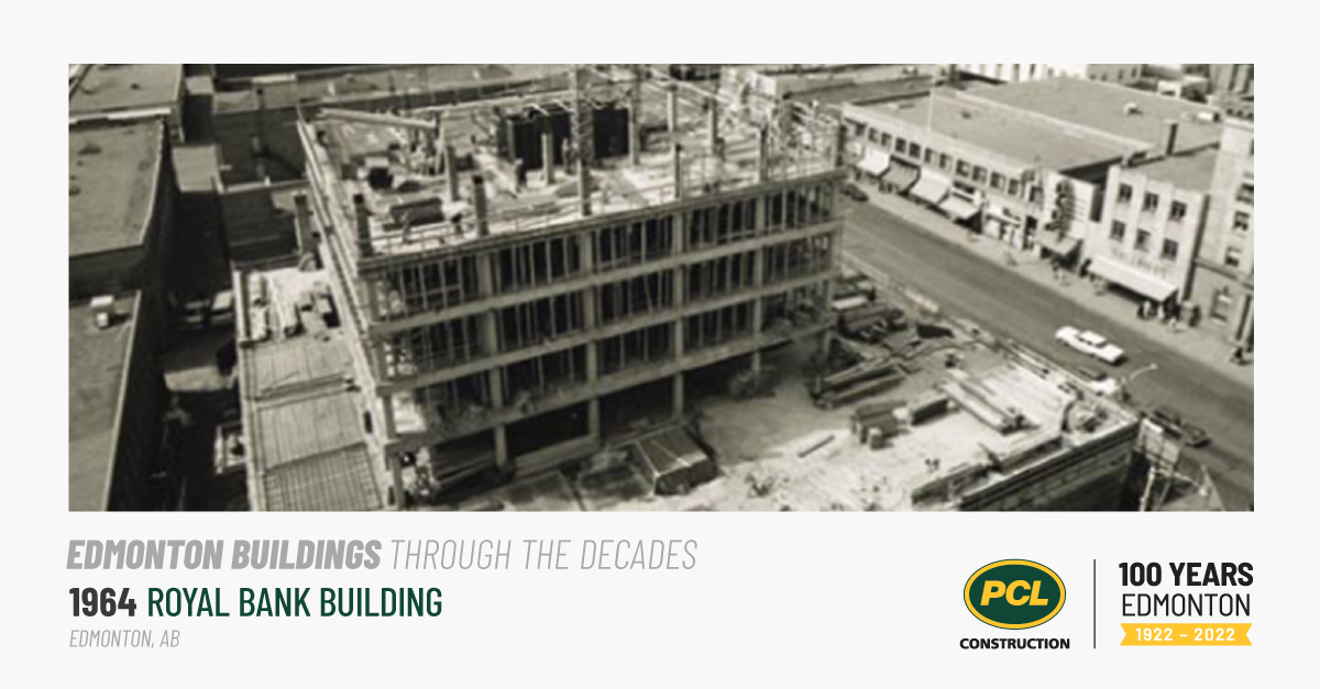 PCLConstruction's tweet photo. As we reminisce our work from the past ten decades, we are reminded that shaping a community can leave a lasting legacy. ππ
We are proud to celebrate our centennial anniversary in Edmonton. π―
https://t.co/qI3GqrLpMB
#EdmontonBuildings #100Years #WeArePCL https://t.co/zOPbLVGRS5