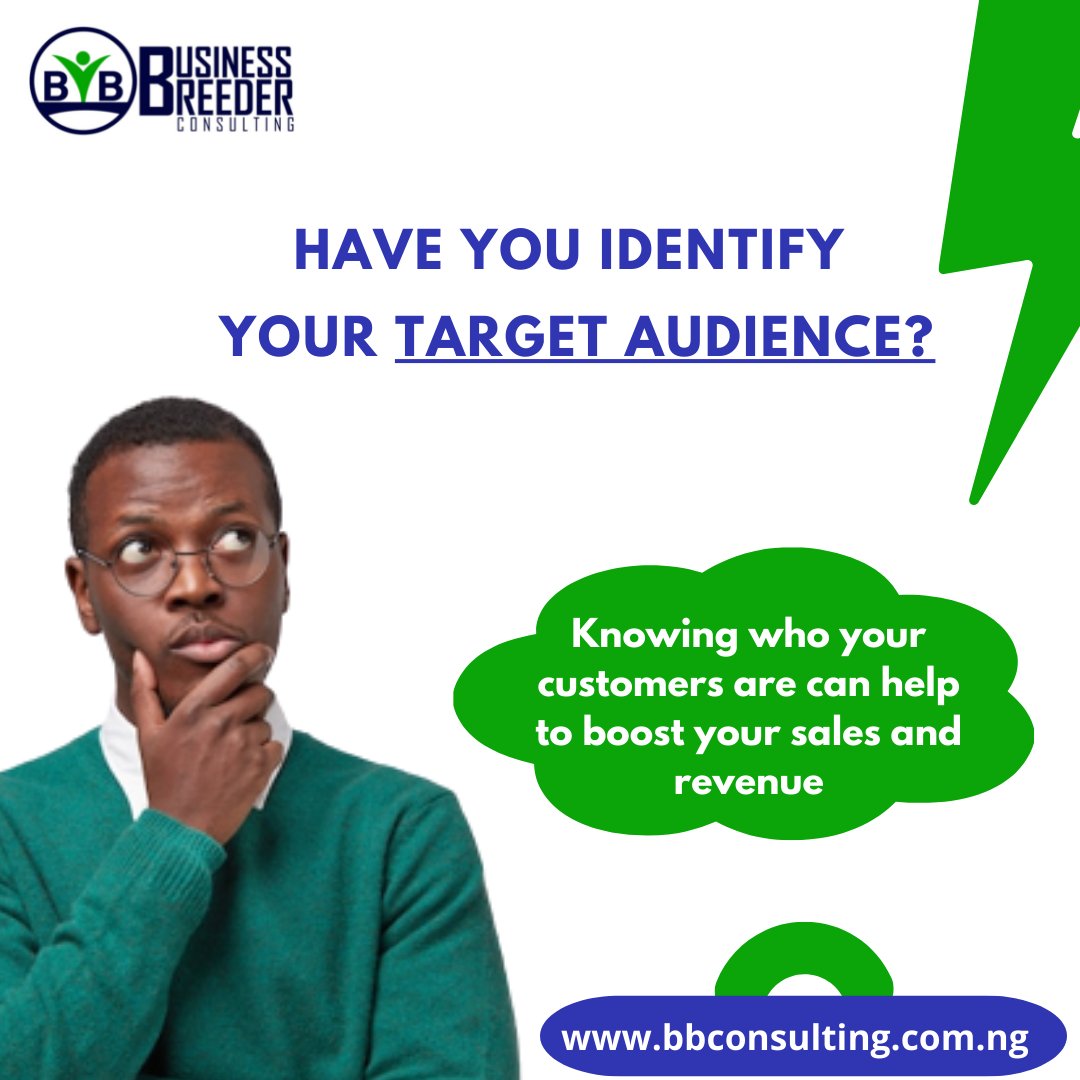 BusinessBreeder's tweet photo. Identifying the target audience is one of the most fundamental elements for business growth, stability, and sustainability

Will you like to identify your customer to get more sales and revenue?

Schedule a meeting with us
https://t.co/DNHG00G1tS
+2348139737934

#business #growth https://t.co/xnXUdyESW4