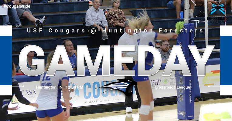 GAMEDAY! <a href="/USFVballCougars/">USF Vball Cougars</a> are on the road in Huntington today as they take on <a href="/HuntingtonVB/">Forester Volleyball</a> beginning at 12 noon. Follow live at youtube.com/playlist?list=… #CougarPride #CougarStrong #USFAthletics