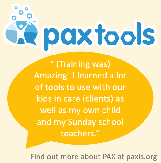 Did you know each PAX Tools strategy has both short-term and long-term benefits for young people?! Visit the Prevention Science section of our website to read more about the science behind PAX strategies! paxis.org//prevention-sc….