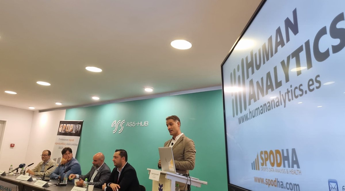 Un día feliz para @CEEIAsturias y <a href="/SCTAsturias/">Consejería de Ciencia, Industria y Empleo</a> en #AS5Hub 🏢😊, visibilizando hoy, día mundial del corazón 📅❤, la herramienta predictiva de salud cardiovascular desarrollada por la startup #HumanAnalytics - <a href="/SPODHA/">SPODHA</a>.