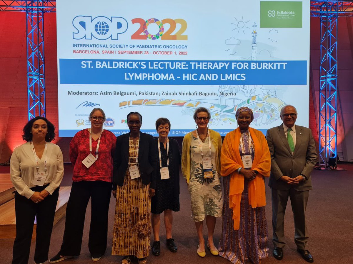 DrZSB's tweet photo. Today, I chaired a SYMPOSIUM on THERAPY FOR BURKITT LYMPHOMA in HIC AND LMICS @WorldSIOP. Burkitts is a cancer first described in 1958 in Ugandan children. Today, 60 years later, cure rates in LMICS remains less than 50% whilst in HIC it’s over 90%. #closethecaregap #SIOP22 https://t.co/1nOdrPMbIq