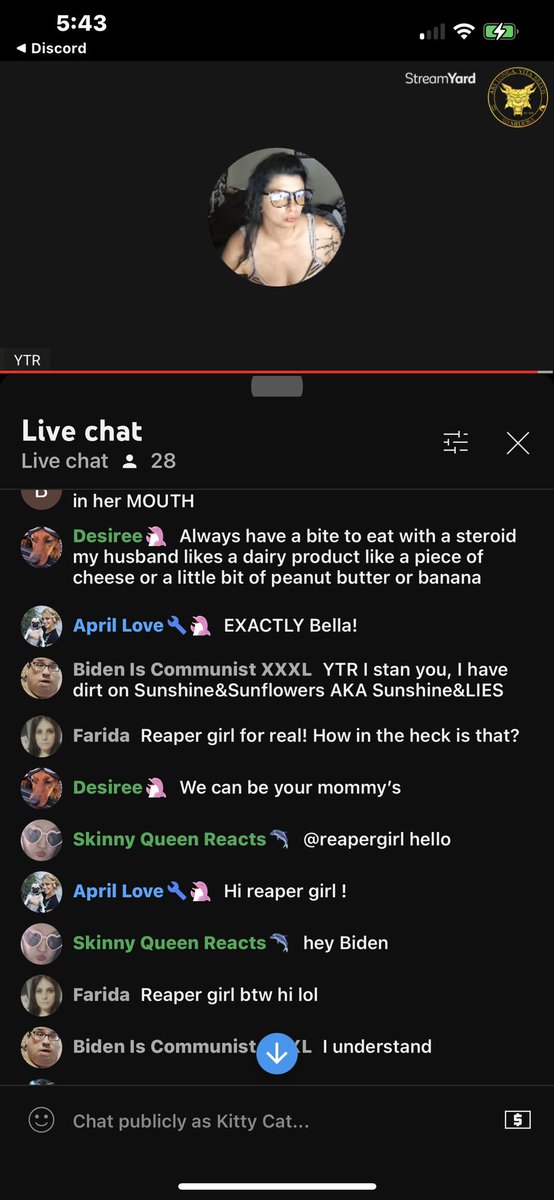 Sunflower776's tweet photo. Biden is comm u nist in YTR’s chat offering her dirt on me. Ladies STAY AWAY FROM THE DUDES IN THIS “community and TRUST NO ONE. #foodiebeauty #gorls #witch #wiccan @FoodieBeautyOG #spell #spellwork #voodoo #hexed #springtexas #chantal #foundu #lol #ytr #gorlworld #Friday https://t.co/YoEiKQLok7