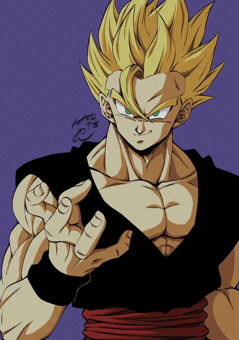 青年悟飯 SS#ドラゴンボール #イラスト 