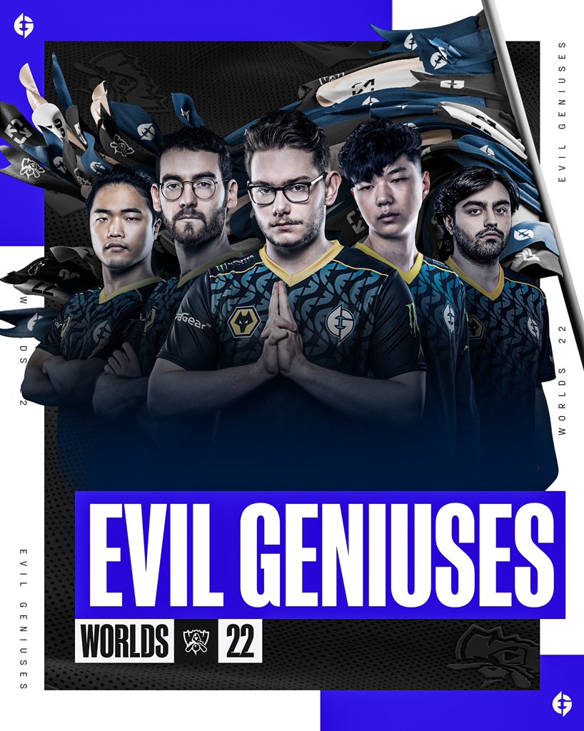LCSOfficial's tweet photo. The journey begins today #Worlds2022

#EGWIN | #LCS https://t.co/f3RvCYAtXR