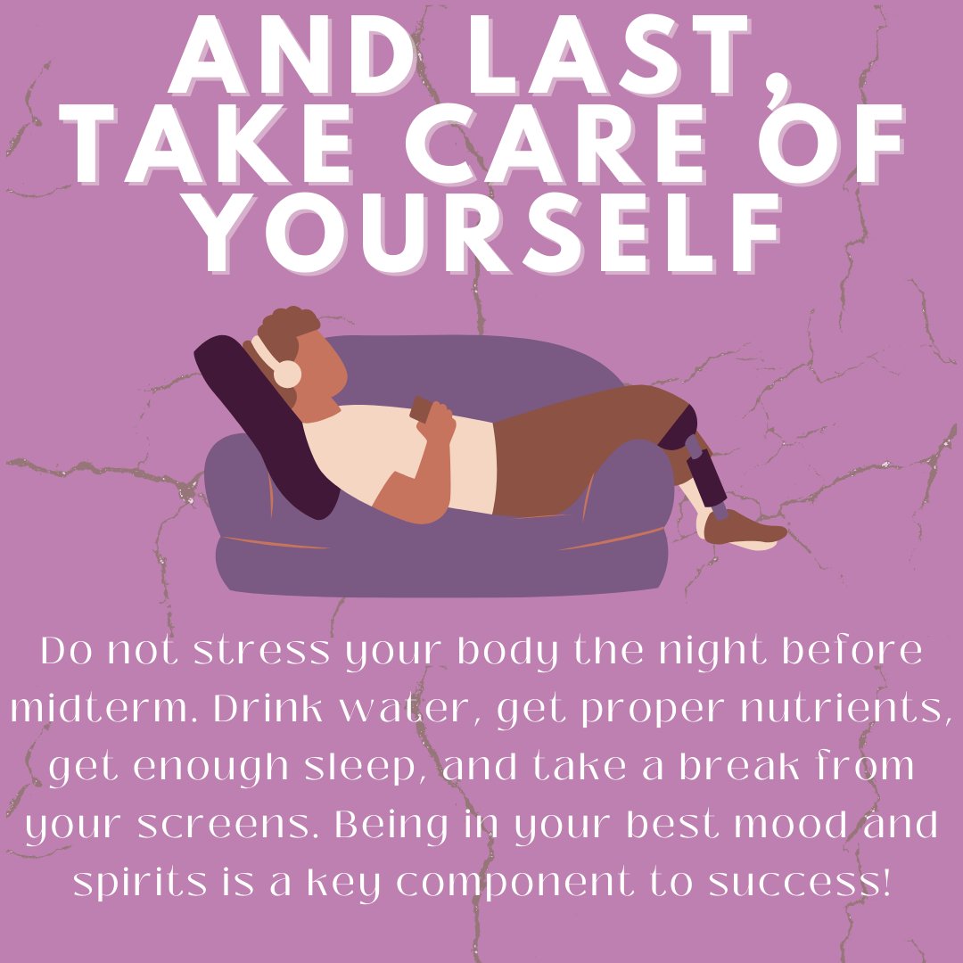 As we dive into Week 4, here are a few tips for how to ensure your success during midterms season! Links to Student Success Resources can be found in our bio. If you have any questions or need additional support, contact us at fyas@depaul.edu. #depaulfyas #midterms