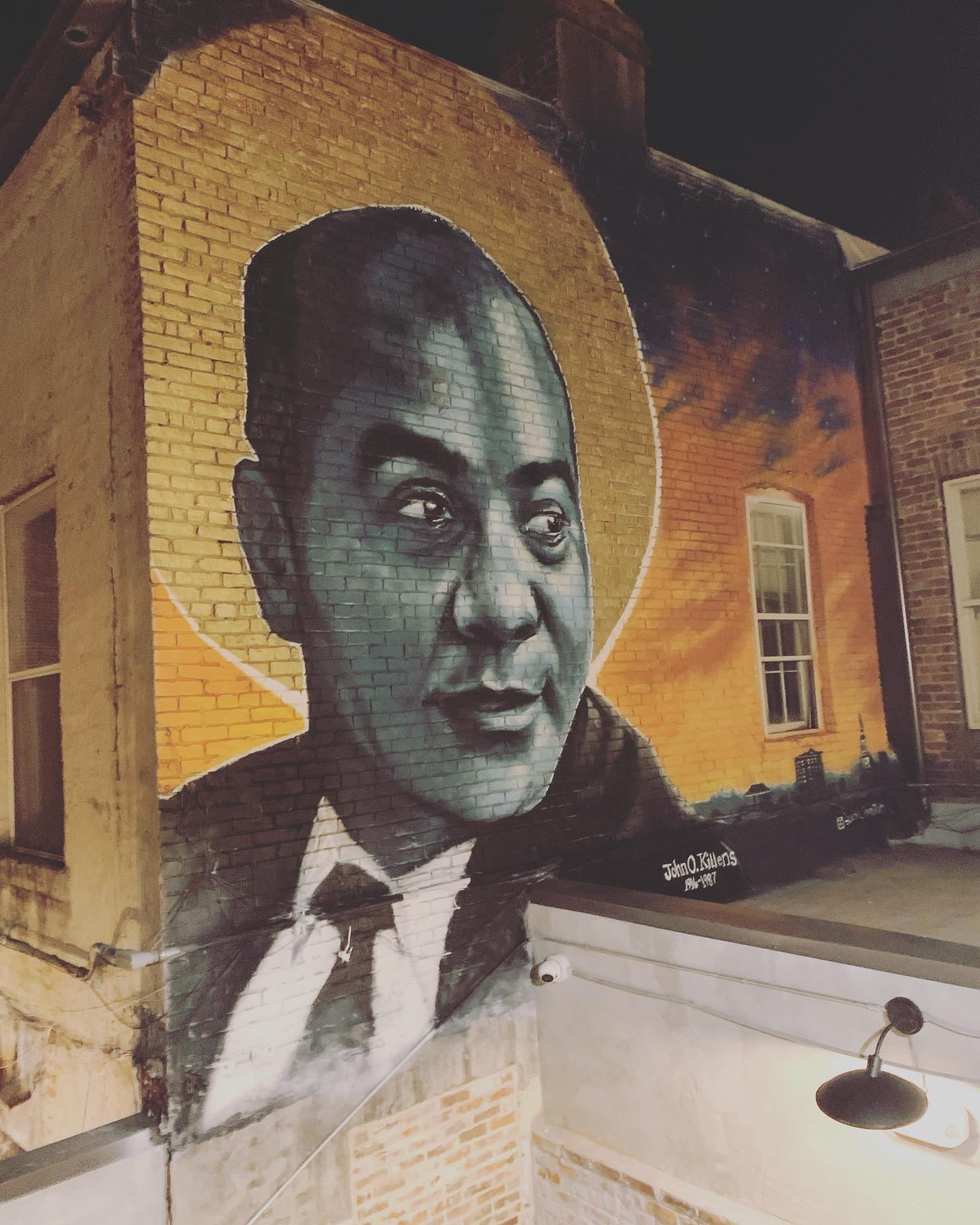 Bernice L. McFadden on Twitter "This mural of John Oliver Killens is on the wall of the new