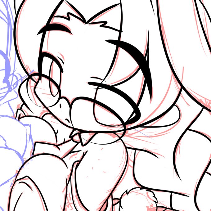 メガネの日用の絵を進める。久々にいい感じのムチぷに絵が描けてるけど間に合うか微妙…… 