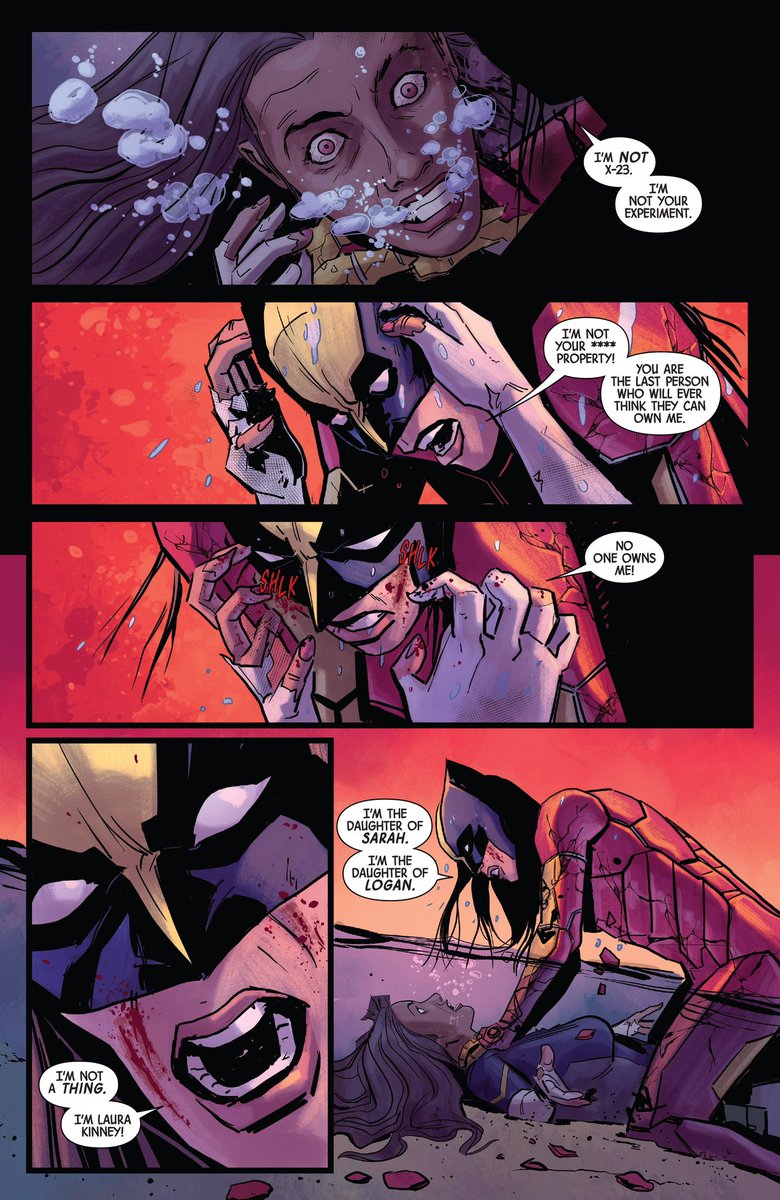 LisaAnnCraft's tweet photo. For real guys, if you continue to call Laura “X-23” you just expose yourself as someone that doesn’t read comics https://t.co/dEmAwfJ63r