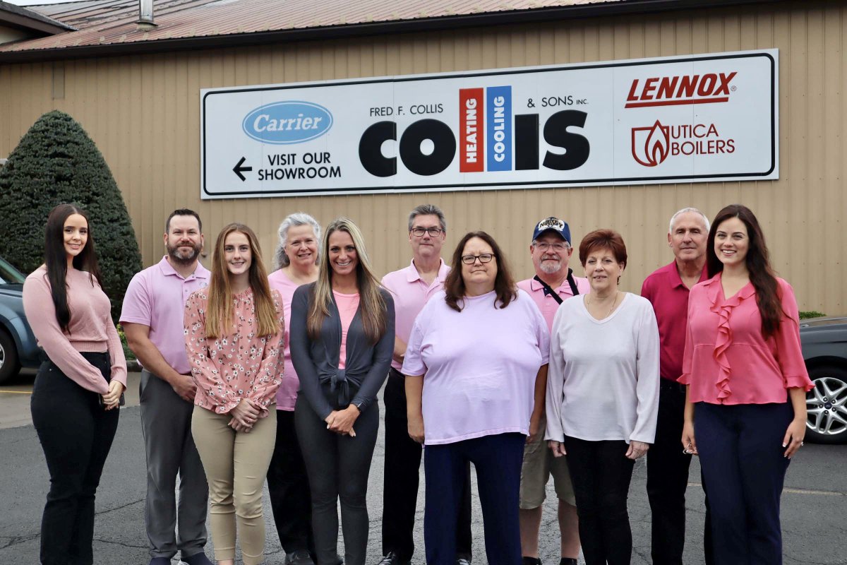 fredfcollis's tweet photo. October is #BreastCancerAwareness month. We'll be #ThinkingPink all month long with @CNYKiss & @BUGcountryCNY to spread awareness. Our office is starting off the month wearing pink to show our support for this important cause! #UticaNY #SyracuseNY #CNY #MohawkValley https://t.co/SGraRiZ2Ig