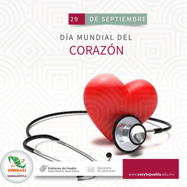 Desde el año 2000 la Federación Mundial del Corazón, con el apoyo de la Organización Mundial de la Salud (OMS) designaron este día con el objetivo de hacer conciencia sobre las enfermedades cardiovasculares, su prevención, control y tratamiento.
#SomosCECyTE
#CECyTEdeDiez
