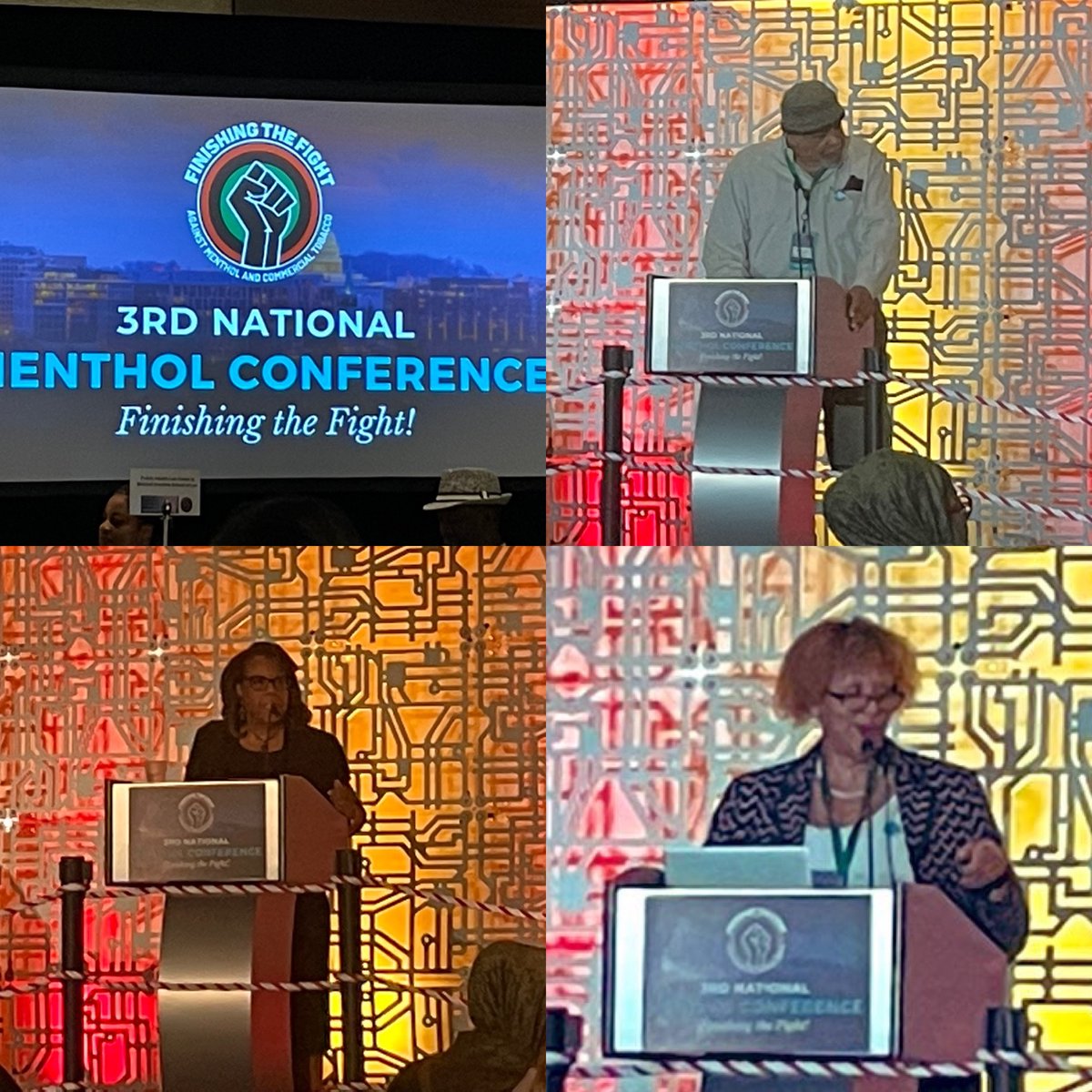 LungAssociation's tweet photo. This morning, titans of tobacco control and the fight to end menthol, Dr. Phil Gardiner, Dr. Valerie Yerger &amp; Carol McGruder, led a discussion on history of the industry’s efforts to hook Black Americans on menthol cigarette &amp; health effects of those actions. #savingblacklives https://t.co/jAqqYA6DEh