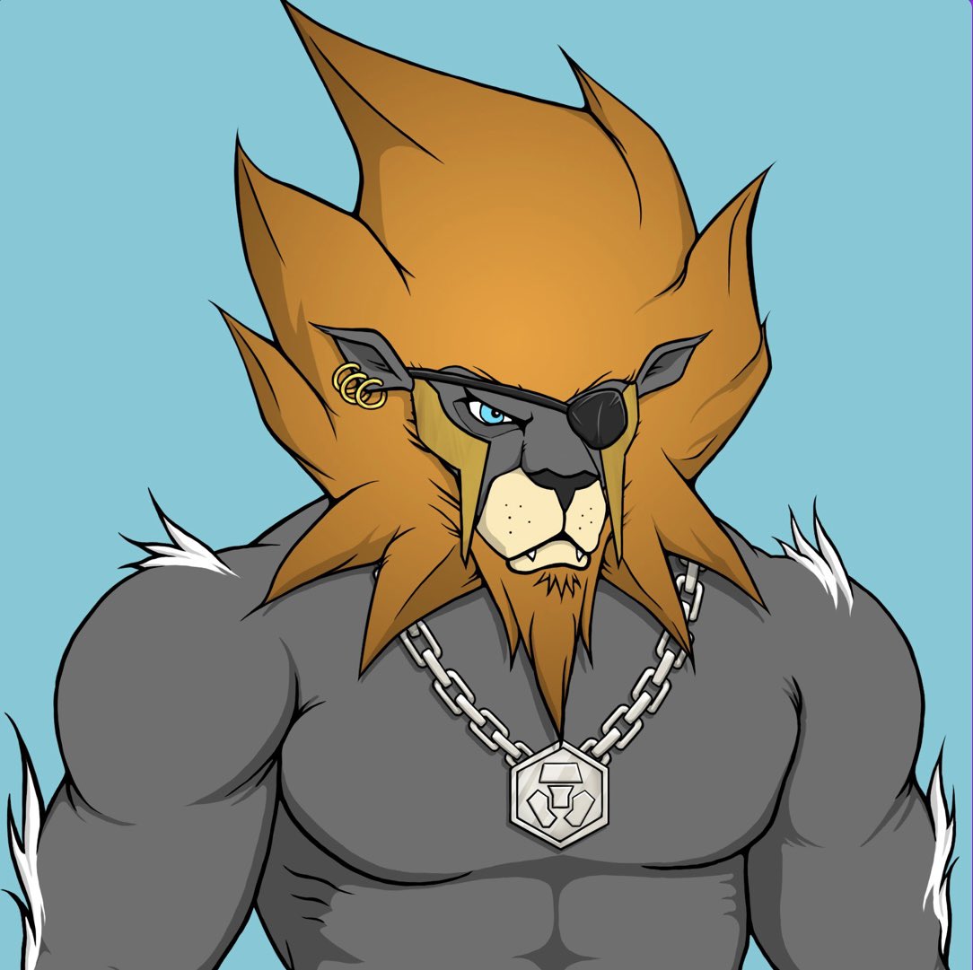 DemaNFT's tweet photo. @shilllin the best look for a #LoadedLions is #gangchain https://t.co/rpS076ygAF
