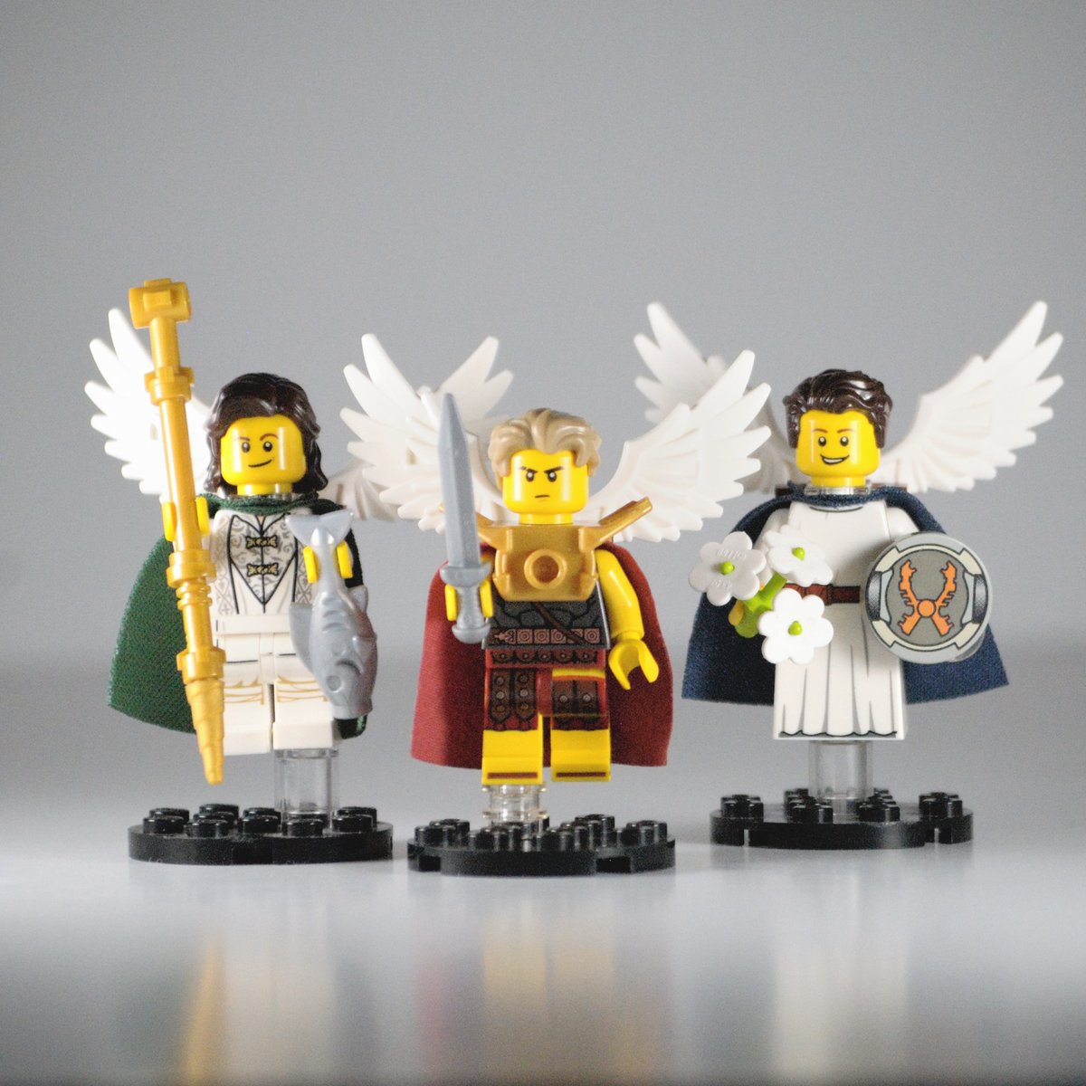 In the #Catholic and #Anglican church, September 29 is the feast day of all the archangels, also called Michaelmas. The three archangels celebrated in the West are Raphael, Gabriel, and Michael. (The East celebrates November 8, and also includes a fourth named Uriel).