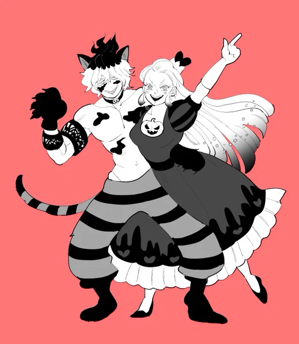 【本日のキメツ】謝花兄妹ハロウィ〜ン 