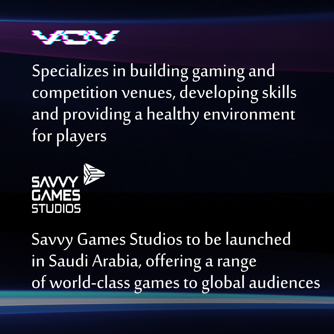 PIF_en's tweet photo. Savvy Games Group’s strategy will be delivered by five subsidiaries devoted to different sectors and the ecosystem’s development.

#SavvyStrategyLaunch