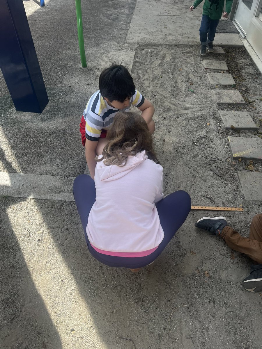 mishoates's tweet photo. It’s time for real world math @TimberDriveES ! We were asked to find the area of a section of our EC playground so we can replace the mulch area. https://t.co/UdComcIyvJ