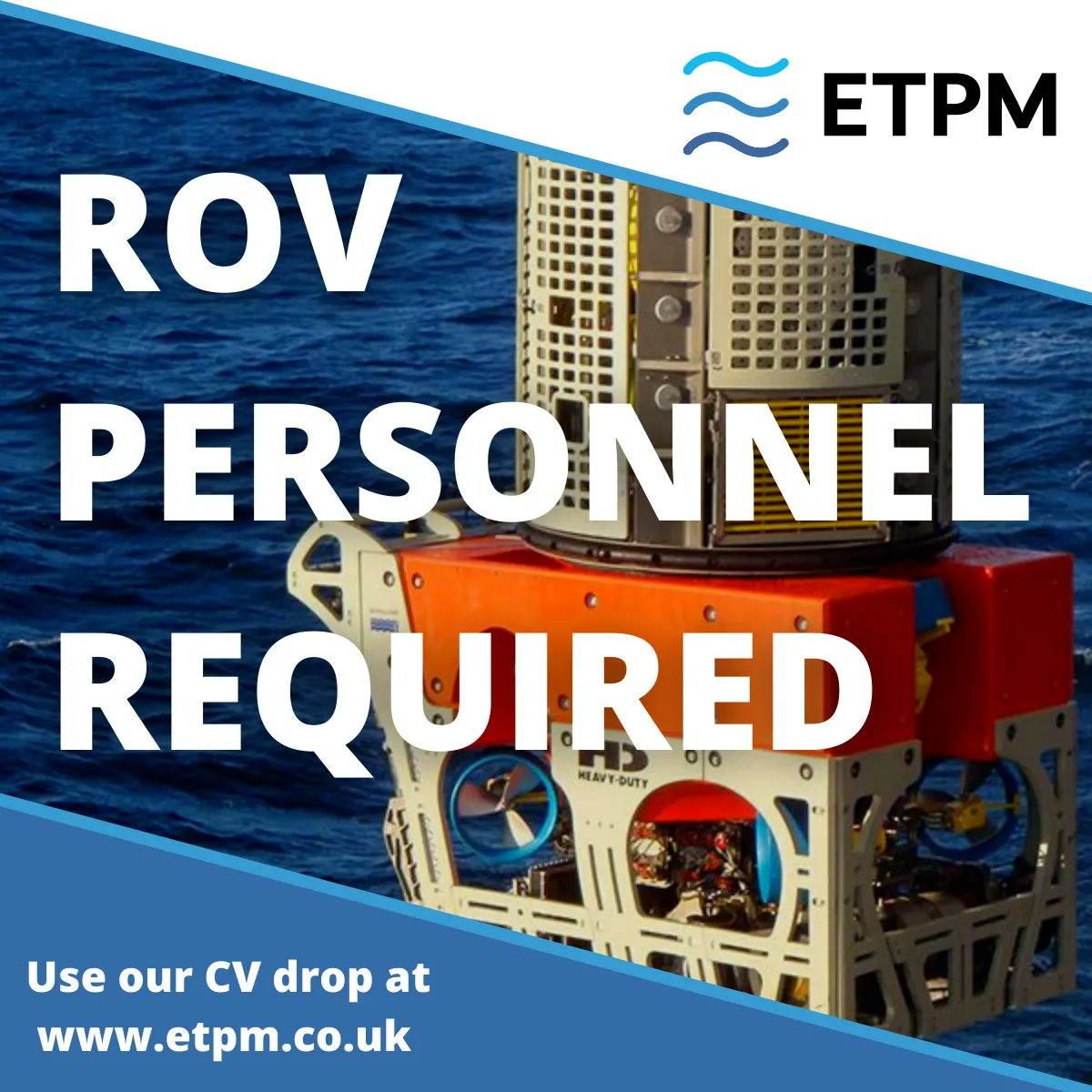 EtpmLtd's tweet photo. All ranks of Remotely Operated Vehicle (ROV) personnel required. 

Head over to https://t.co/bHnH6UH26M to apply or submit a CV.

#ROV #ROVjobs #PilotTech #ROVSupervisor #ObsROV #WorkclassROV #etpm https://t.co/IvpKJaAFxB