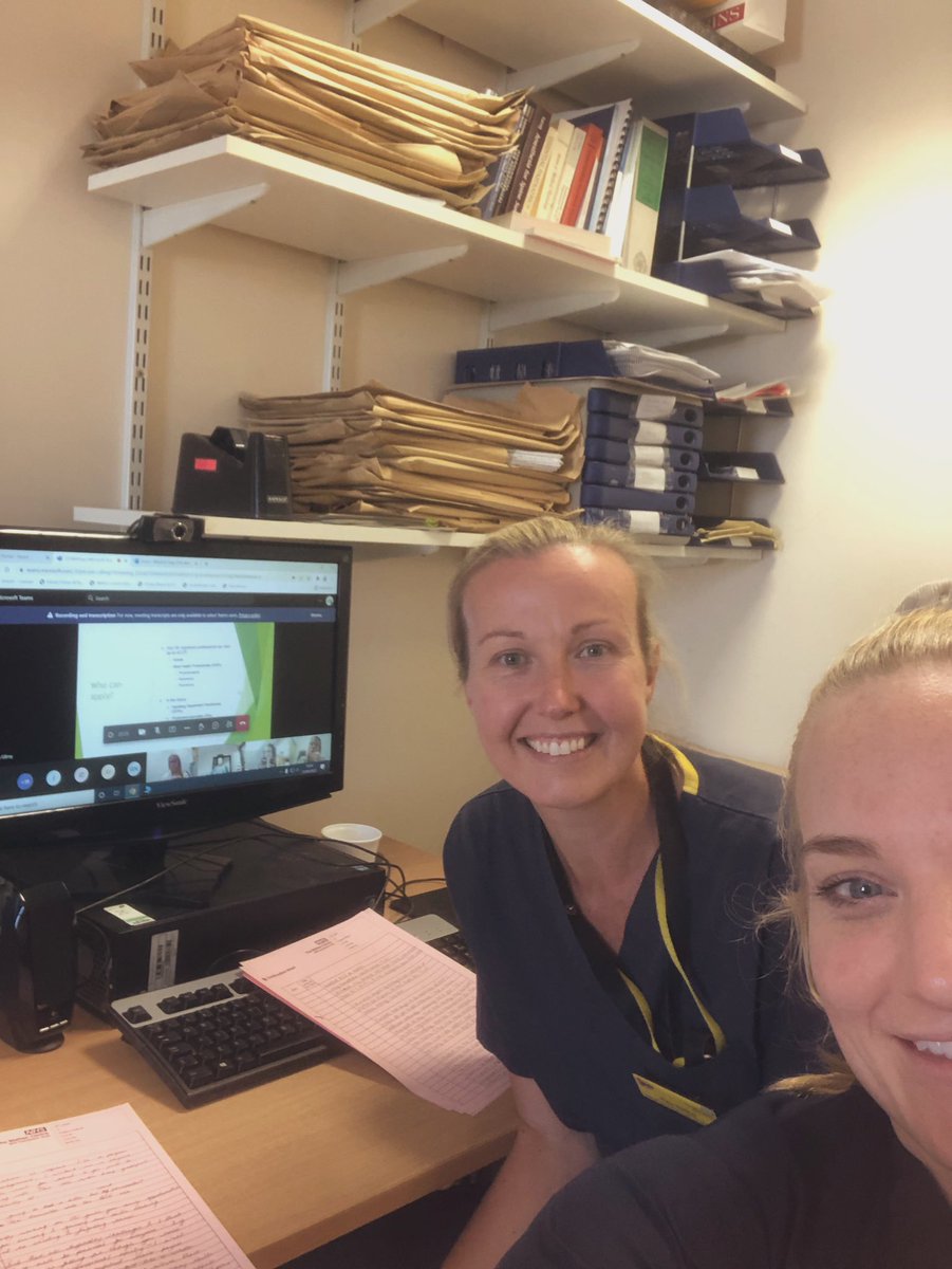 SophElizabeth12's tweet photo. @katy0007 and I presenting the AHP perspective of the ACCP role to #GSTT&amp;RBH. Hoping we can encourage other physios to step into the role https://t.co/11i9R07kuJ