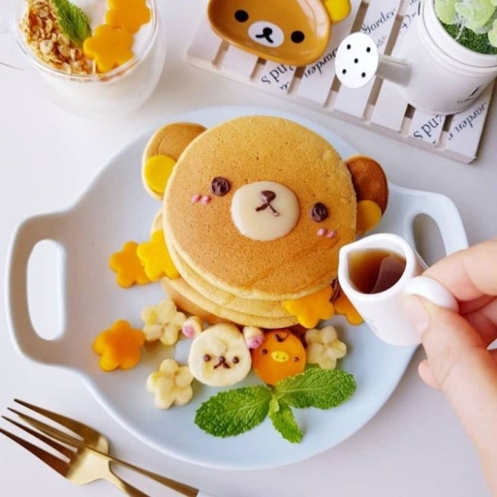 rainbow_explode's tweet photo. 🥞🥪🐻 cute bear shaped food 🐻🥞🍔 https://t.co/GtTylrTpiH
