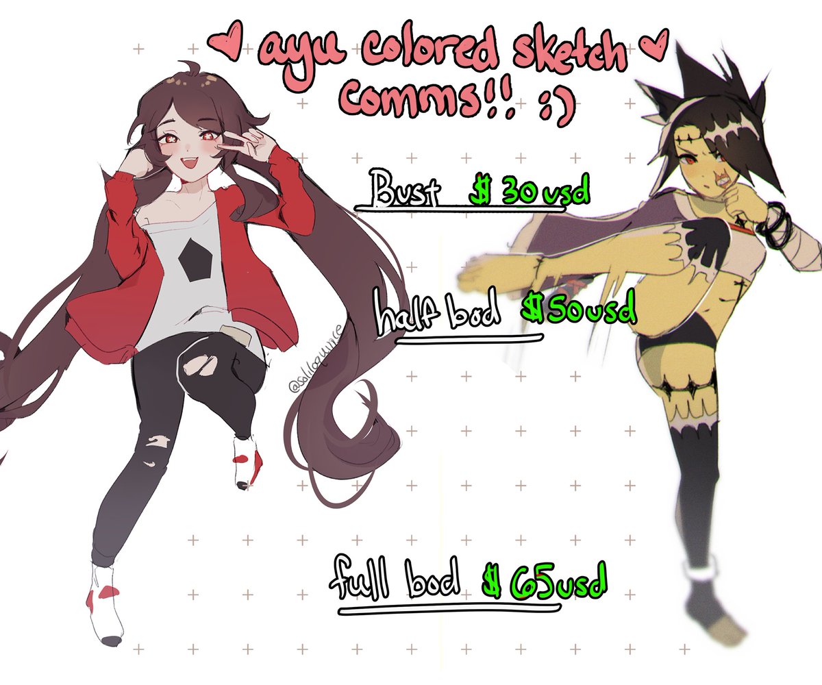 opening some sketch comms 🙏

taking 5 slots as of now !! 