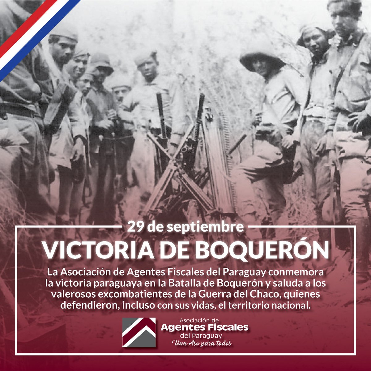 asofiscalespy's tweet photo. #BatallaDeBoqueron #Paraguay https://t.co/D87XQVrYzo